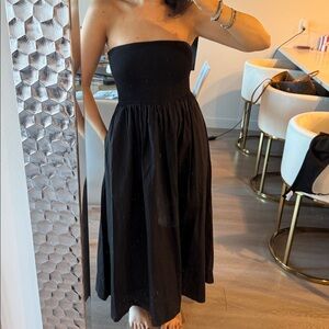 Enza Costa Cotton Resort Strapless Dress- NEVER WORN